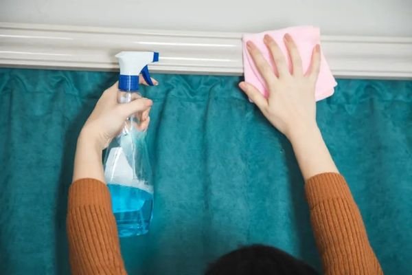 Dust-free curtains after cleaning Dubai