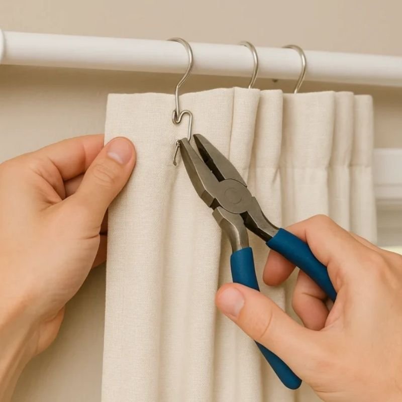 Secure Curtain Hook Fixing in Dubai
