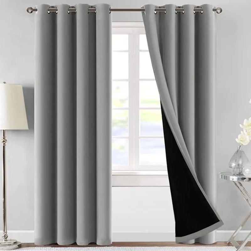 Thermal insulated blackout curtains in Dubai