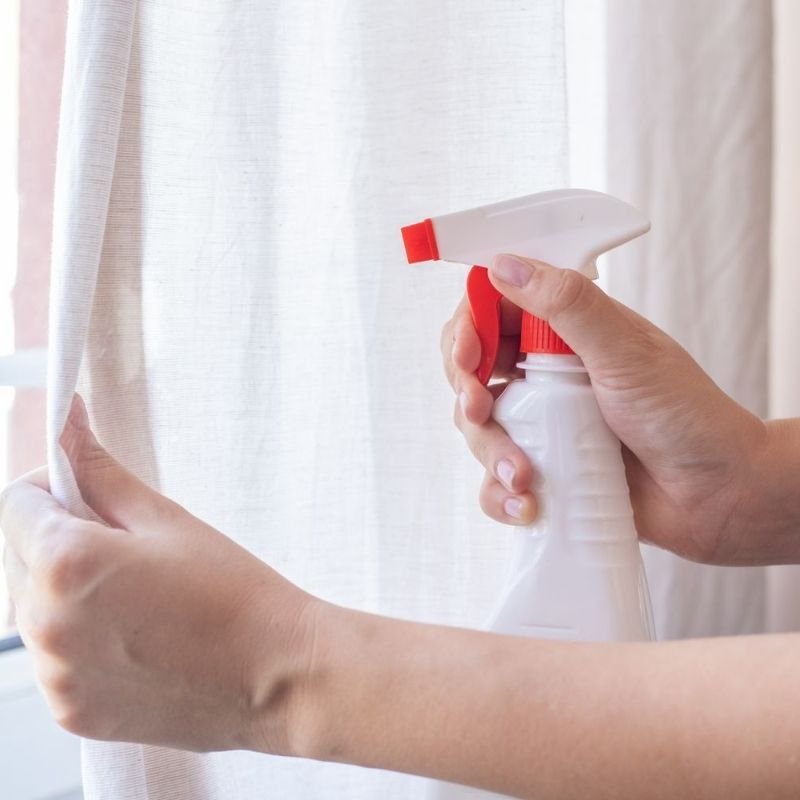 Curtain odor removal service in Dubai