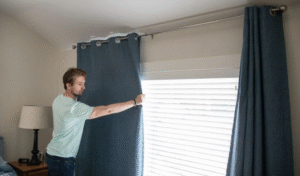 How to put up a Blackout Curtain in an Apartment