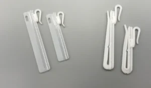 Plastic curtain hooks