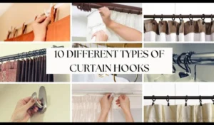 Types of curtain hooks