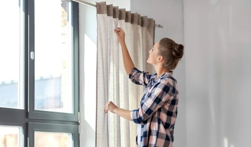 How To Hang Curtains Without Drilling