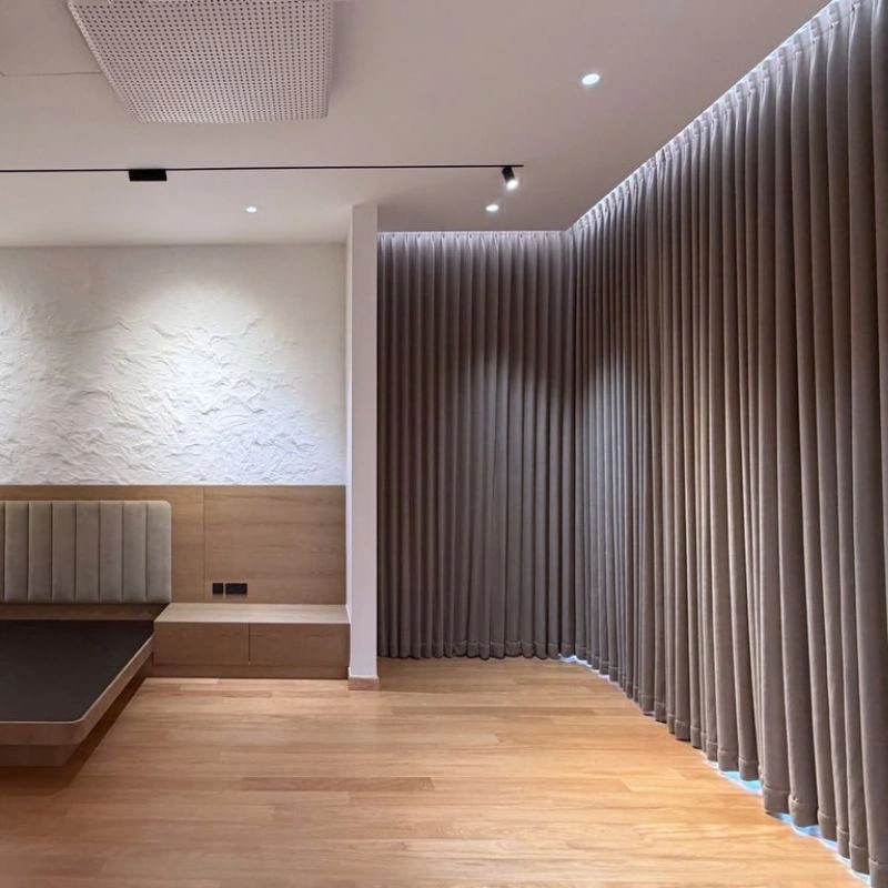Villa curtain alteration project in Mudon Dubai