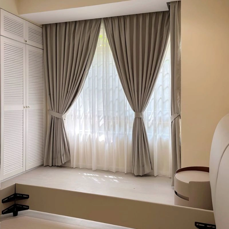 Curtain alteration project in Al Furjan Dubai