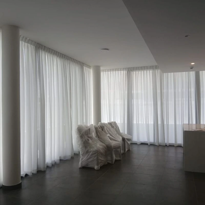 Curtain alteration project in Dubai Marina apartment